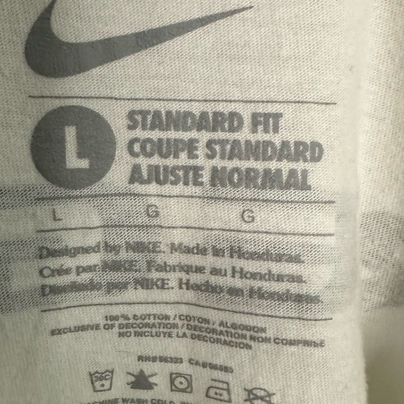 Nike LARGE Vintage University of Oregon Ducks #1 in the Country White #1 Tee - Picture 6 of 7